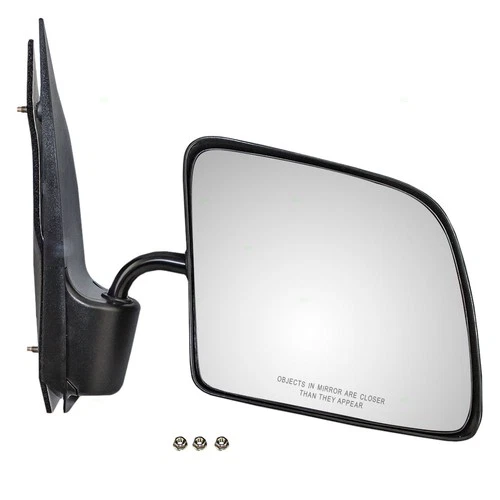 Manual Mirror For 1992-2002 E-150 Econoline Convex Glass Swing Lock Paddle Type