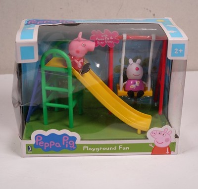 Peppa Pig Playground Fun Playtime Play Set NEW Toy UK Cartoon Character Hero USA