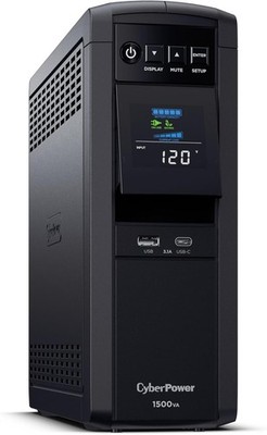 CyberPower CP1500PFCLCD 1500VA/1000W PFC Sinewave UPS 12 Outlets