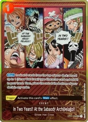 In Two Years!! At the Sabaody Archipelago!! (One Piece Japanese Version 2nd Anni
