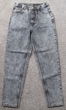 VTG Jordache Jeans Denim USA Ladies Misses 9 26X27 High Waist Acid wash