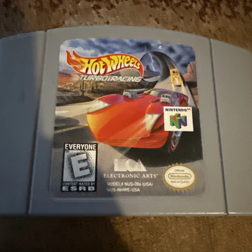 Hot Wheels: Turbo Racing (Nintendo 64 N64, 1999) Tested - Authentic