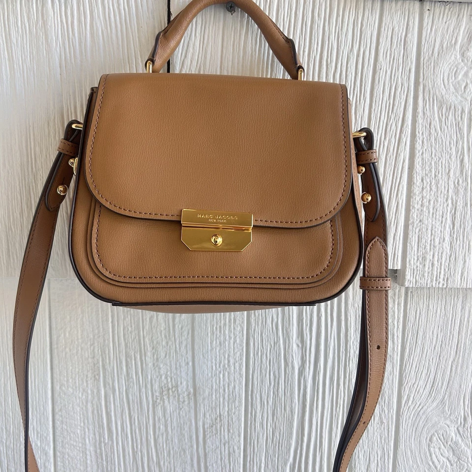 Bolso Marc Jacobs piel de becerro mini jinete asa superior en marrón Foto 2 de 4