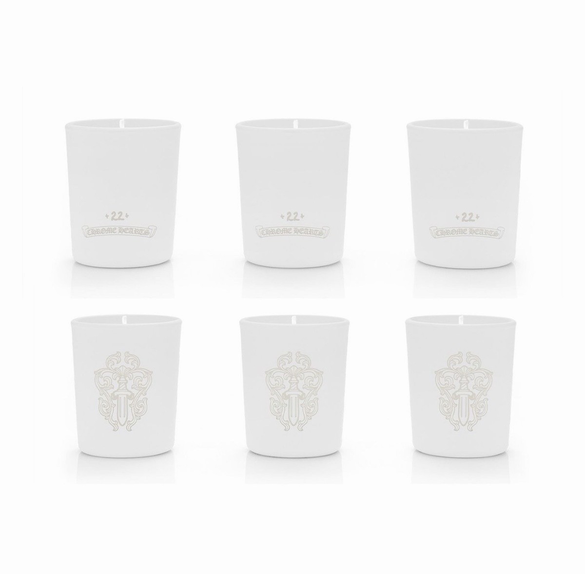 Chrome Hearts +22+ Scented Candle Set (w/ FREE Stand & Stickers
