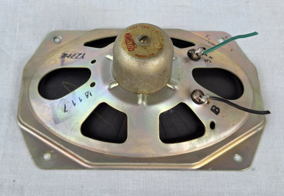 Vintage Celestion Y27HE 6" x 4" Oval Elliptical Speaker 3 Ohms for Valve Amp - Image 4 of 4