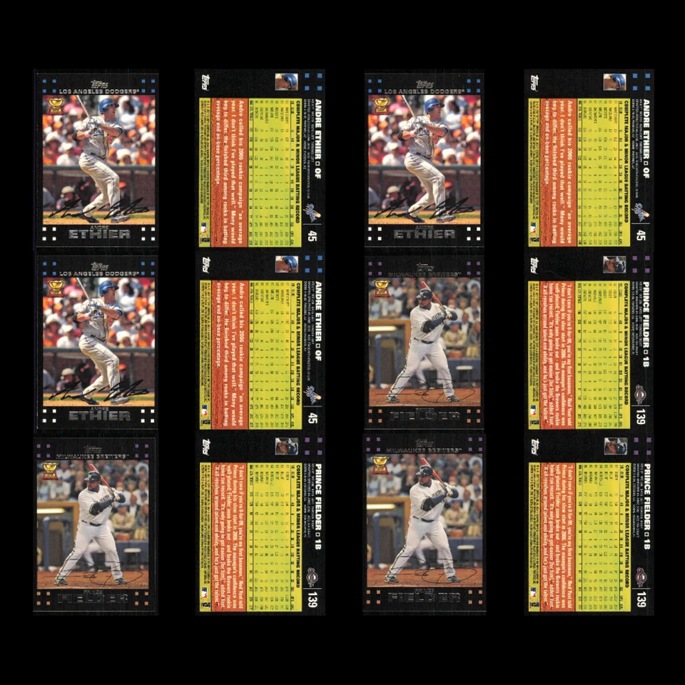 Lote de 89 tarjetas de béisbol 2007 Topps Rookie Card Gold Cup CT casi nuevo conjunto MLB Foto 3 de 4