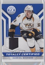 2013-14 Totally Certified Materials Blue Prime 19/50 Gabriel Bourque #TC-GB 5j8