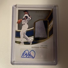 2022 Panini Immaculate Estevan Florial Auto Jumbo Socks Patch /99
