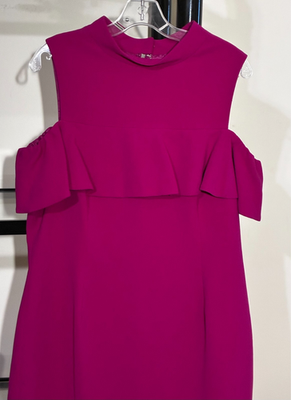 fuchsia knee length dress Alie Street Luna Midi Dress (Fuchsia Florals)