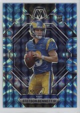 2023 Panini Mosaic Rookies Reactive Blue Prizm Stetson Bennett IV #362 11h3