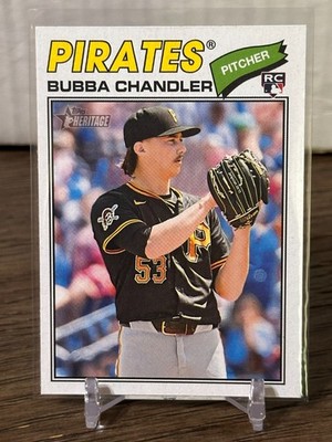 2026 Topps Heritage BUBBA CHANDLER Pittsburg Pirates ROOKIE RC #265