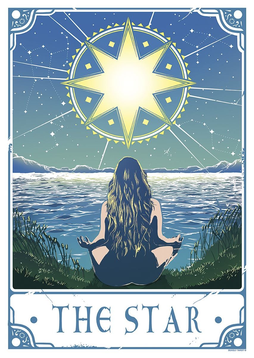 Deadly Tarot Awakening - The Star Mini Poster