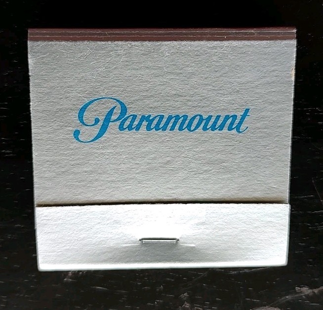 80s Paramount Pictures Hollywood Film Industry Full Matchbook Iconic Entry Gate