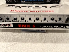 NADY AUDIO RMX 6 6 Channel Mic/Line Mixer