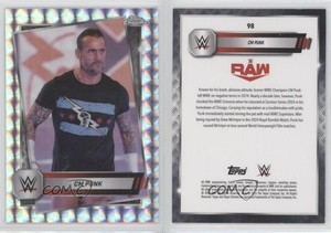 2025 Topps Chrome WWE Geometric Refractor CM Punk #98