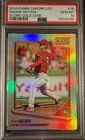 2018 Panini Chronicles Score Gold Zone SHOHEI OHTANI RC #16 /99 PSA 10 GEM MT