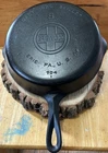Griswold Big Block  Erie Logo #8 Skillet Cast Iron Skillet 704 V Flat 10 in 704