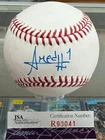AMED ROSARIO Autographed Baseball ROMLB New York Yankees JSA ~ R90041
