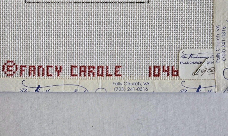 Fancy Carole 4th of July Needlepoint Canvas Patriotic American Flag 1046 - Image 3 of 4