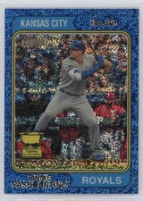 2023 Topps Heritage Chrome Blue Sparkle Vinnie Pasquantino #150 1u6
