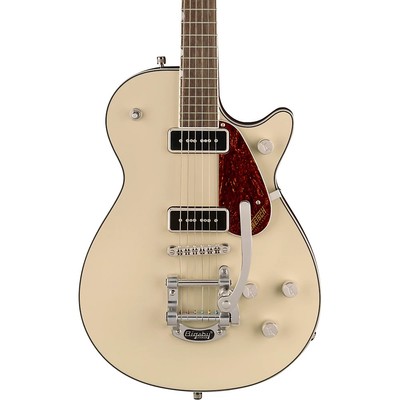 Gretsch G5210T-P90 Electromatic Jet Two 90 Single-Cut Bigsby Guitar Vintage Whit