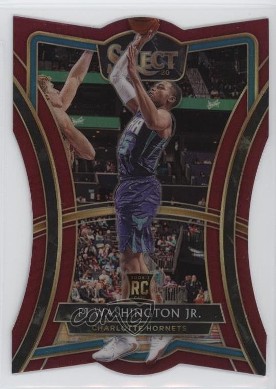 2019-20 Panini Select Premier Level Maroon Prizm /175 PJ Washington Jr Rookie RC