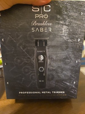 Stylecraft Saber Professional Metal Trimmer - Black, Brushless T-Blade
