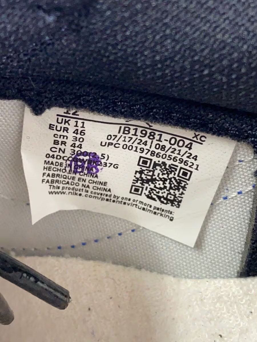 NIKE Low Cut Sneakers IB1981 004 30cm BLU Leather thumbnail 5