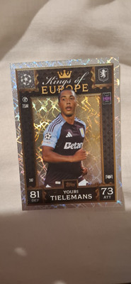 Youri Tielemans 247 - Kings Of Europe - Topps Match Attax Extra 2024/25