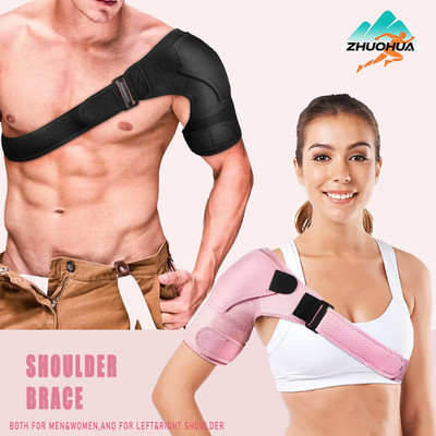 Adjustable Shoulder Brace Support for Men Women Rotator Cuff AC Joint Pain Relie
