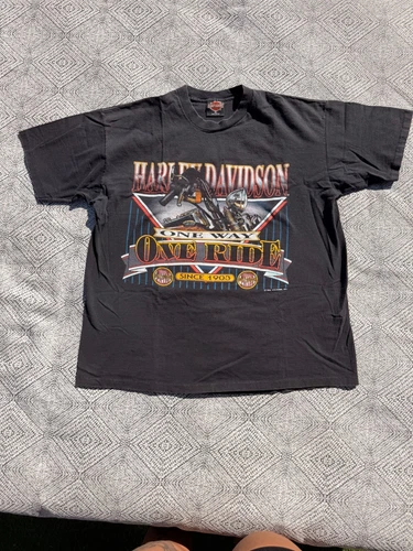 Harley Davidson One Ride Dallas Texas shirt vintage sin 1990s vintage concert t-shirt, vintage, size XL, single stitch, B+ condition
