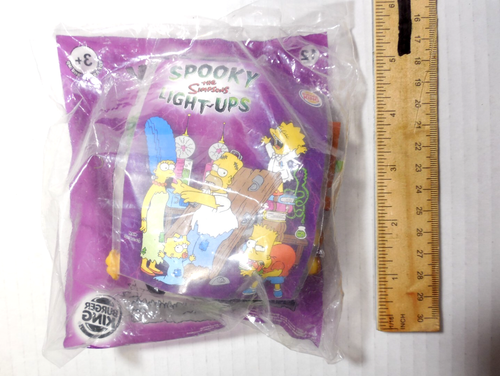 Los Simpson 2001 Burger King Spooky Light-Ups #12 abuelo sellado Halloween vampiro - Imagen 2 de 5