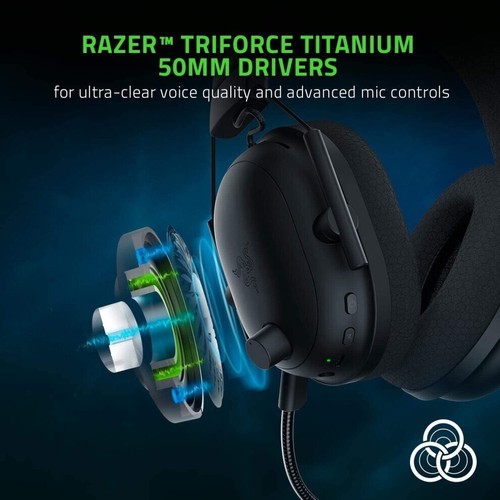 Razer BlackShark V2 Pro Cuffie da gioco over-ear wireless - Nero CONSEGNA GRATUITA - Foto 10 di 13