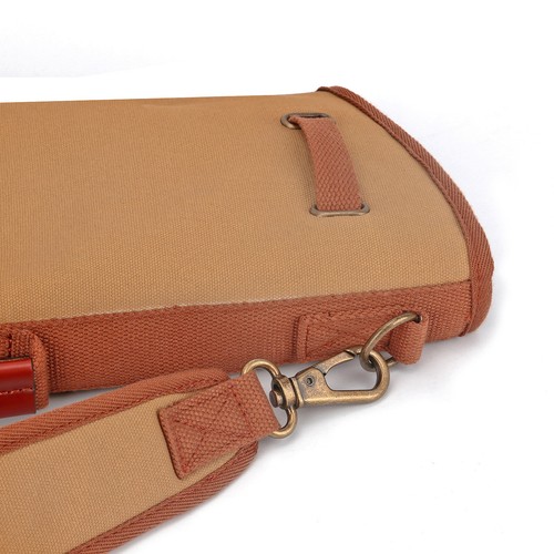 TOURBON Vintage Canvas Golf Clubs Bag Sunday Travel Carrier Bag-Special offer - Picture 41 of 46