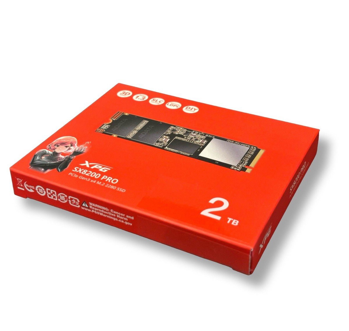 XPG SX8200 PRO PCIe Gen3 x4 2280 SSD 2TB UK