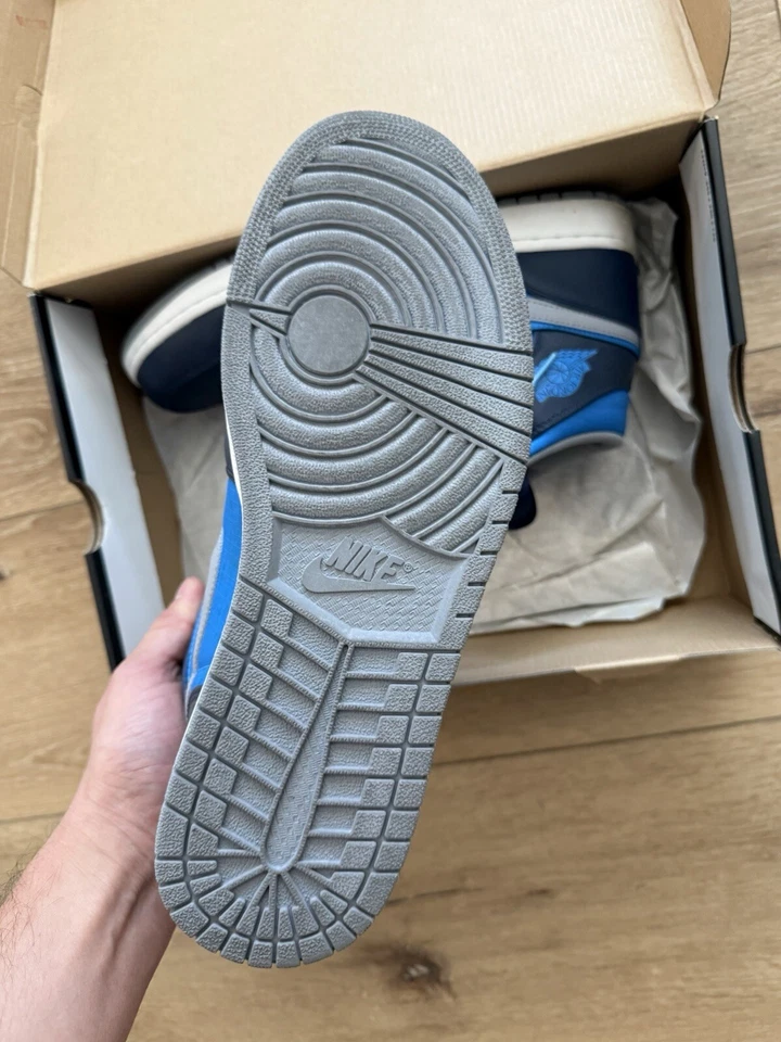 Foto de obsidiana azul tamanho 12- Air Jordan 1 Phat Mid - Imagem 3 de 4