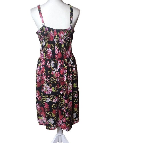 NWOT Torrid Women's Multicolor Floral Party Spaghetti Strap Dress Size 4 - Picture 5 of 18
