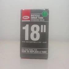 Bell Standard Schrader Replacement Bicycle Inner Tube, 18" x 1.75-2.25"