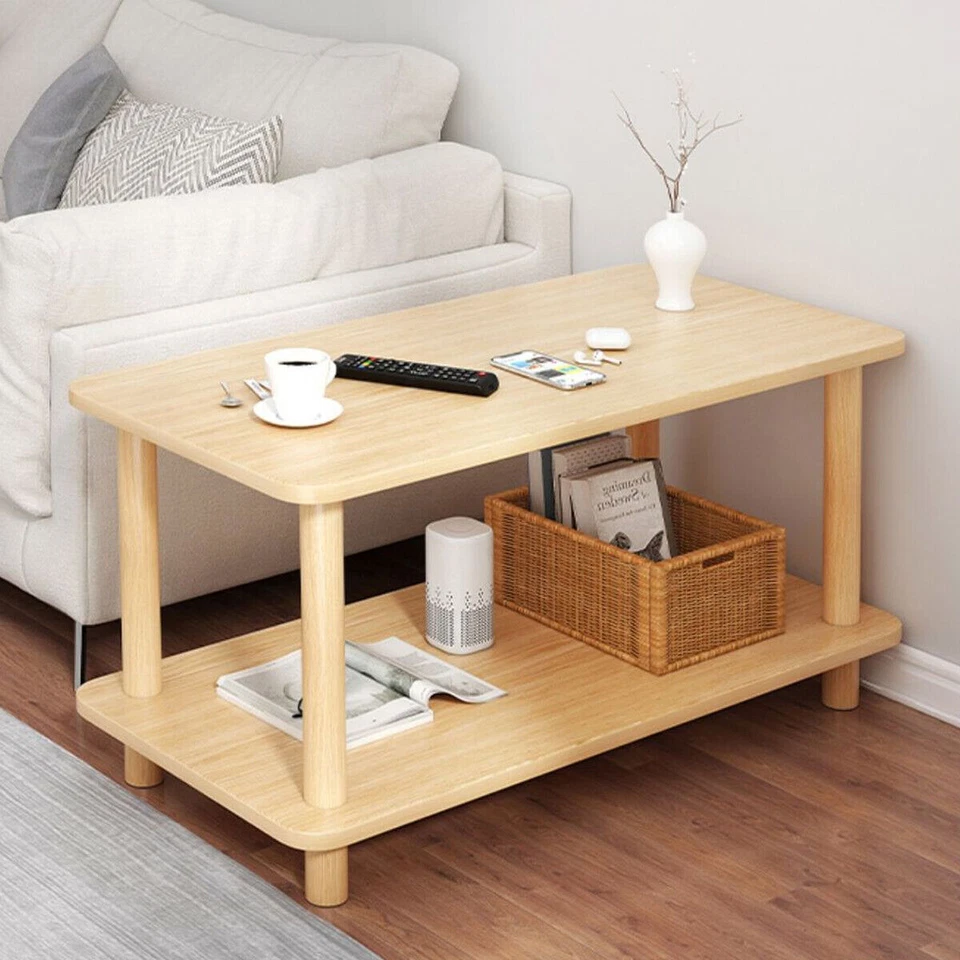 Coffee Table Bedside Nightstand Mini Side Table Home Storage Shelf Furniture - image 3 of 4