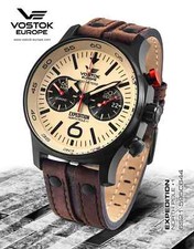 Vostok Europe Expedition Nordpol 1 Chronograf 6S21-595C644 NOWY