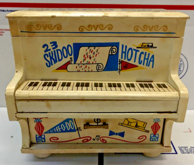 Vintage Rinky Dink Piano 23 Skidoo Hotcha Jewlery Music Box Japan