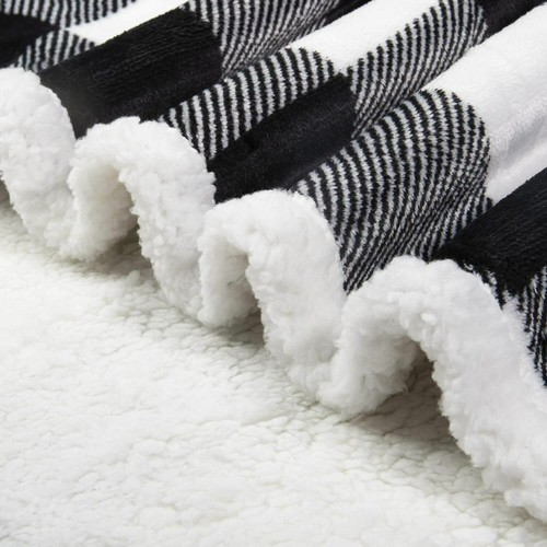 Sherpa Überwurfdecke super weich warm ultra luxuriöse Vliesdecke mit Plüschtier - Bild 29 von 32