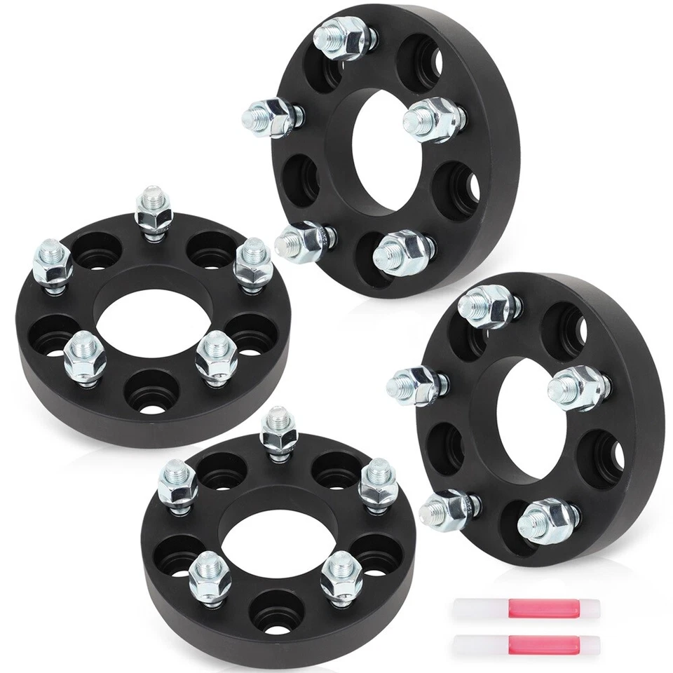 4Pcs 1" 5x110 to 5x114.3 Wheel Adapters 12x1.5 For Pontiac Solstice 2006-2009 Foto 3 de 4