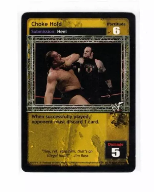 WWE Raw Deal Card: Choke Hold- Undertaker & The Big Show