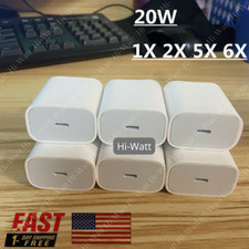 20W USB-C Power Adapter PD Fast Wall Charger Lot For iPhone 11 12 13 14 Pro Max