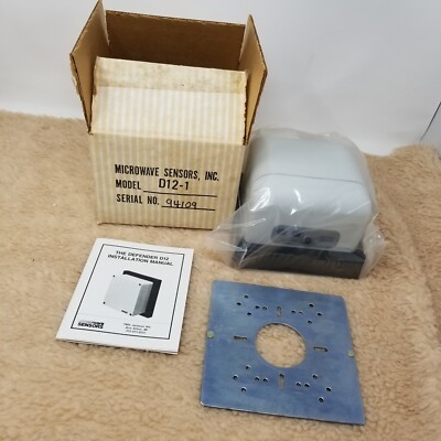 VTG Microwave Sensors Defender D12 Motion Switch NIB NOS New