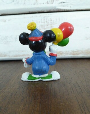 Vintage Disney Miniature Mickey Mouse Clown pvc Figure Applause