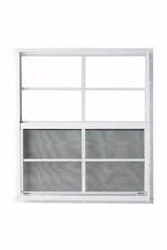 24 x 27 White Flush Mount Window, Great for Sheds, Playhouses, Barns, Garages