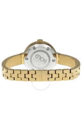New Movado Bold Gold Tone Stainless Steel Bangle Ladies Watch 3600201 Movado Women main image 2