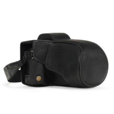 MegaGear Olympus OM-D E-M5 Mark II 12-40mm Leather Camera Case and Strap